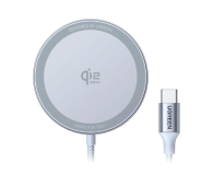 Ładowarka i akumulator UGREEN Ładowarka indukcyjna MagFlow W753Qi2 25WUSB-C1.5m szara 6941876259595